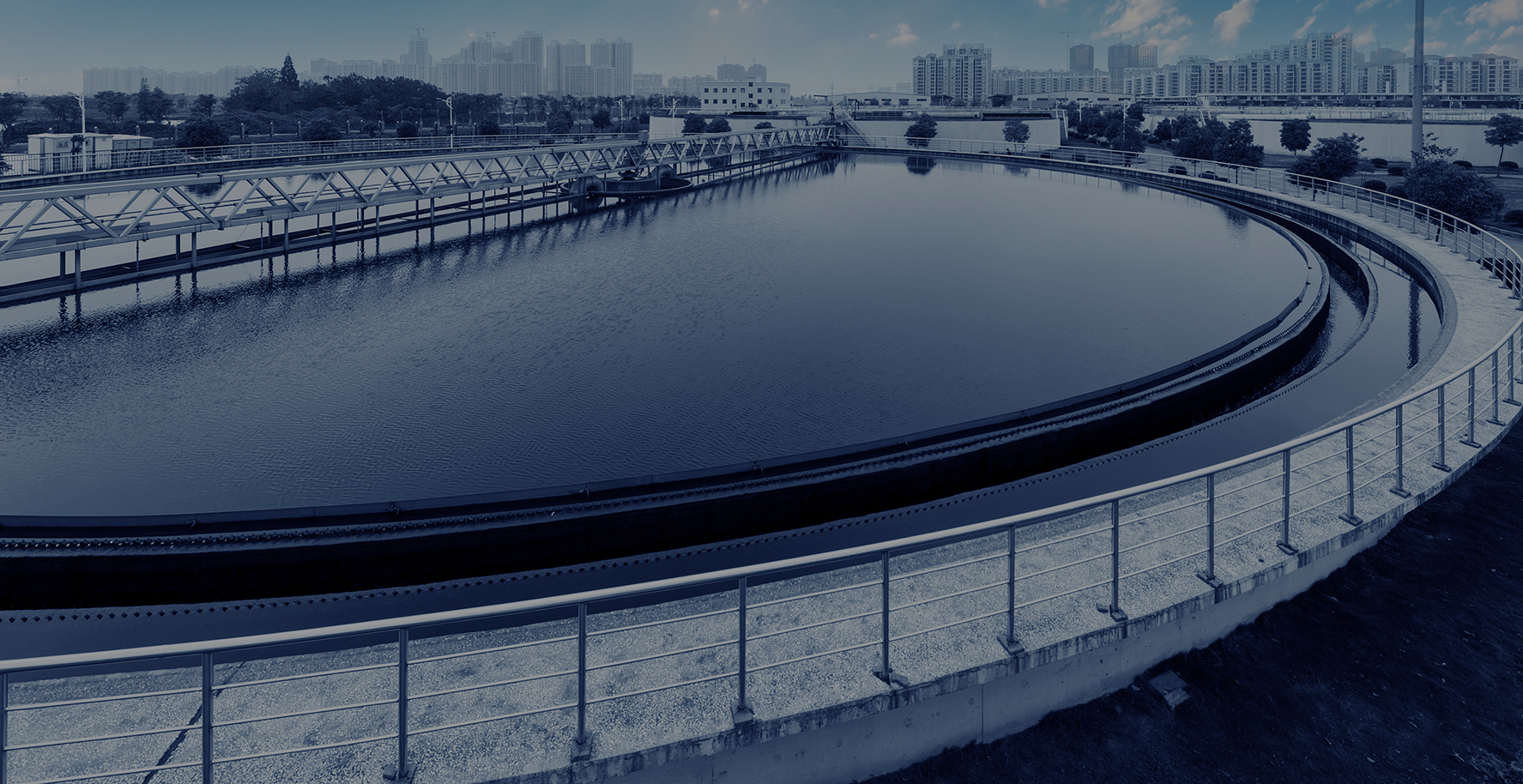 Modern urban wastewater treatment plant. Water and Wastewater